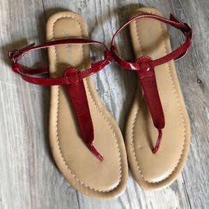 Red Thong Sandal